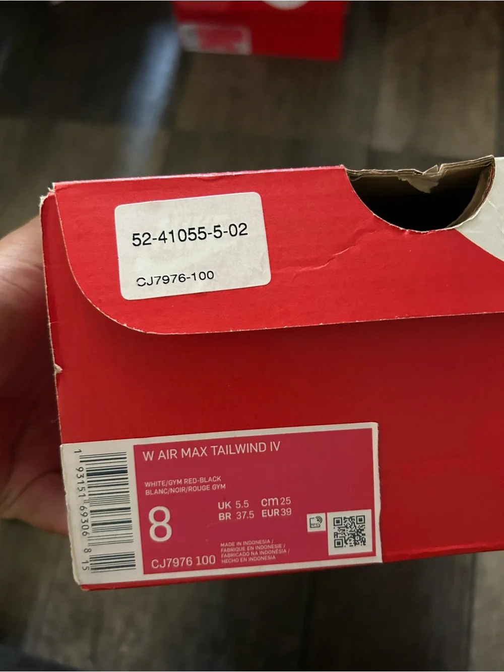 Nike Air Max “Tailwind IV” Size 8 Women’s